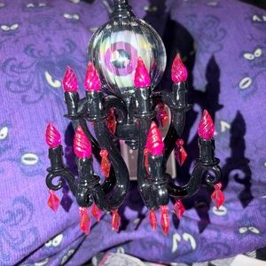 Bath & Body Works Black Chandelier with Pink and Red Details